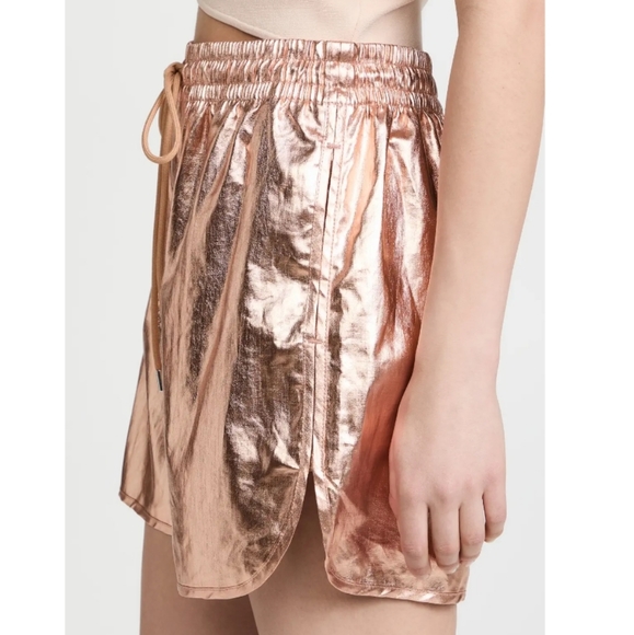 A.L.C. Metallic Gold Ryder Boxer Shorts sz XL - Picture 4 of 8